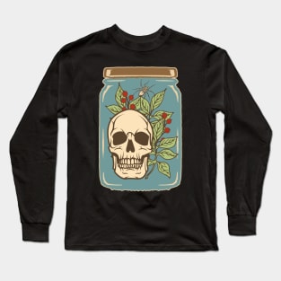 SKULL IN THE JAR Long Sleeve T-Shirt